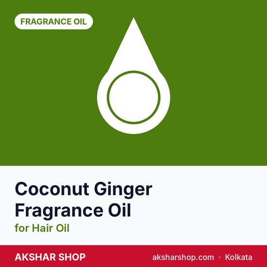 Coconut Ginger Fragrance Oil for Hair Oil