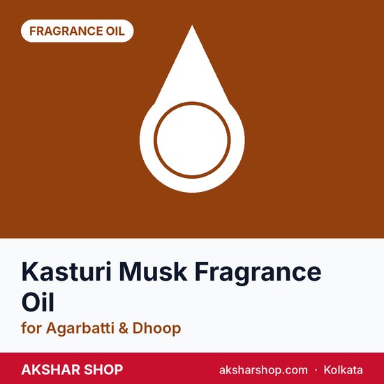 Kasturi Musk Fragrance Oil for Agarbatti & Dhoop