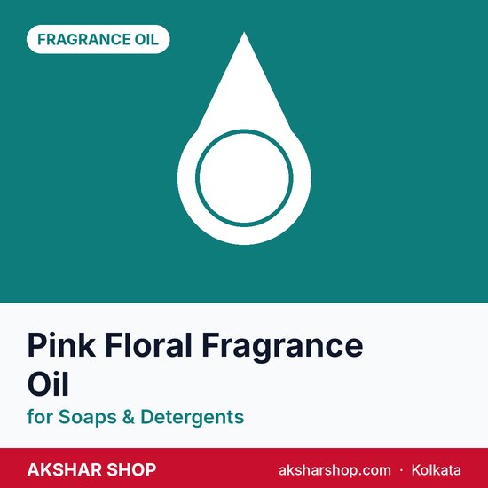 Pink Floral Fragrance Oil for Soaps & Detergents