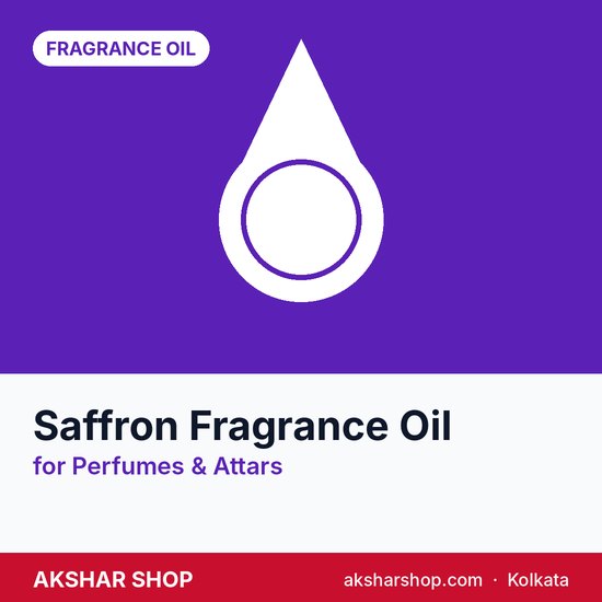 Saffron Fragrance Oil for Perfumes & Attars